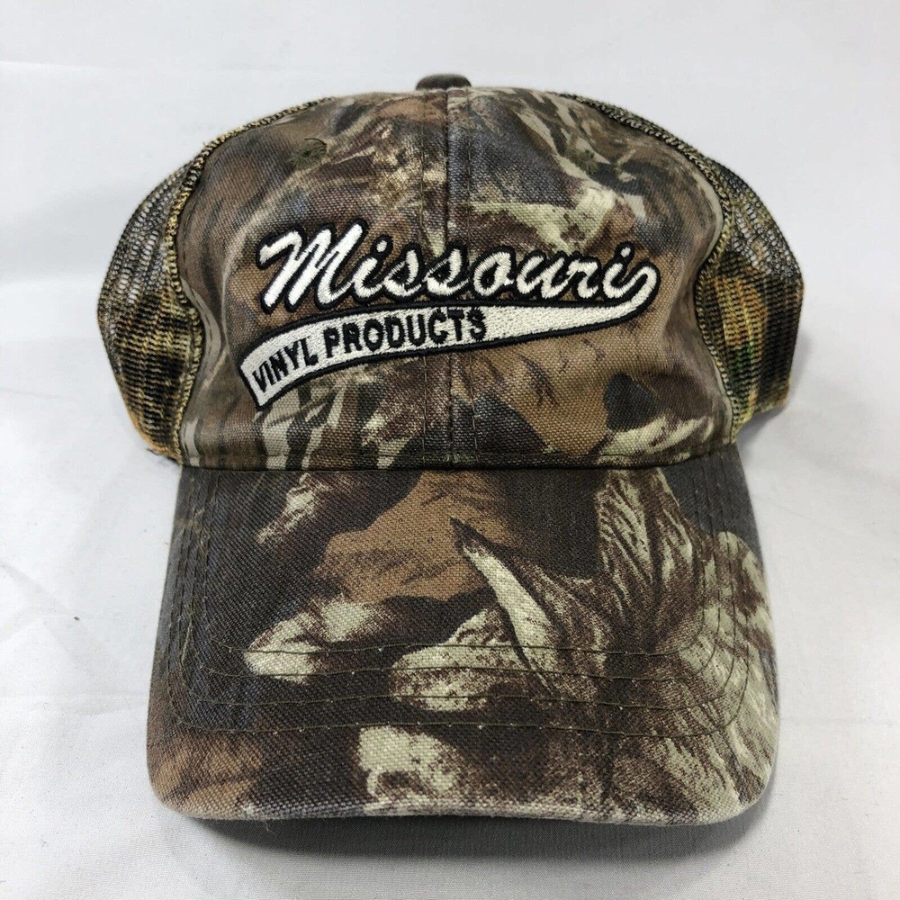Missouri Vinyl Products Hat Cap Adjustable Camo Outdoor One Size Fits Most OSFM